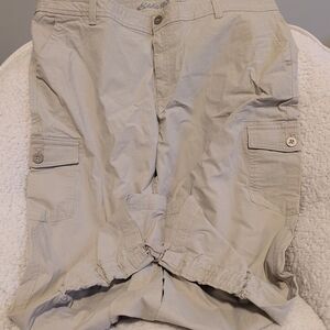 Eddie Bauer Oyster Cargo Shorts